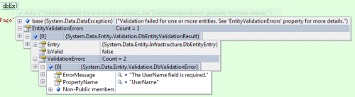 EntityValidationErrors